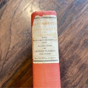 Source Unknown Vintage Red Book Spine Art Print